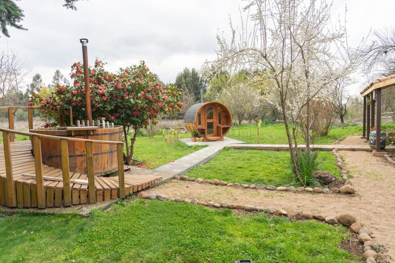 La Casa De Adobe Natural Y Mas Bulnes Luaran gambar